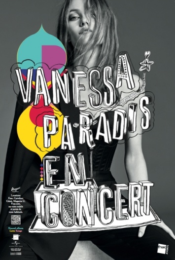 Vanessa Paradis en concert à Ajaccio, Corse du Sud