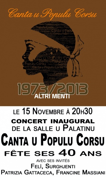 CONCERT CANTA U POPULU CORSU AJACCIO U PALATINU